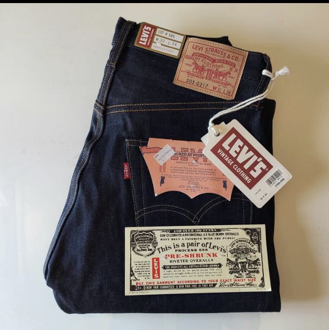 LVC Levi's Vintage Clothing 1944 501 XX Jeans Rigid Various Sizes Made  in Japan