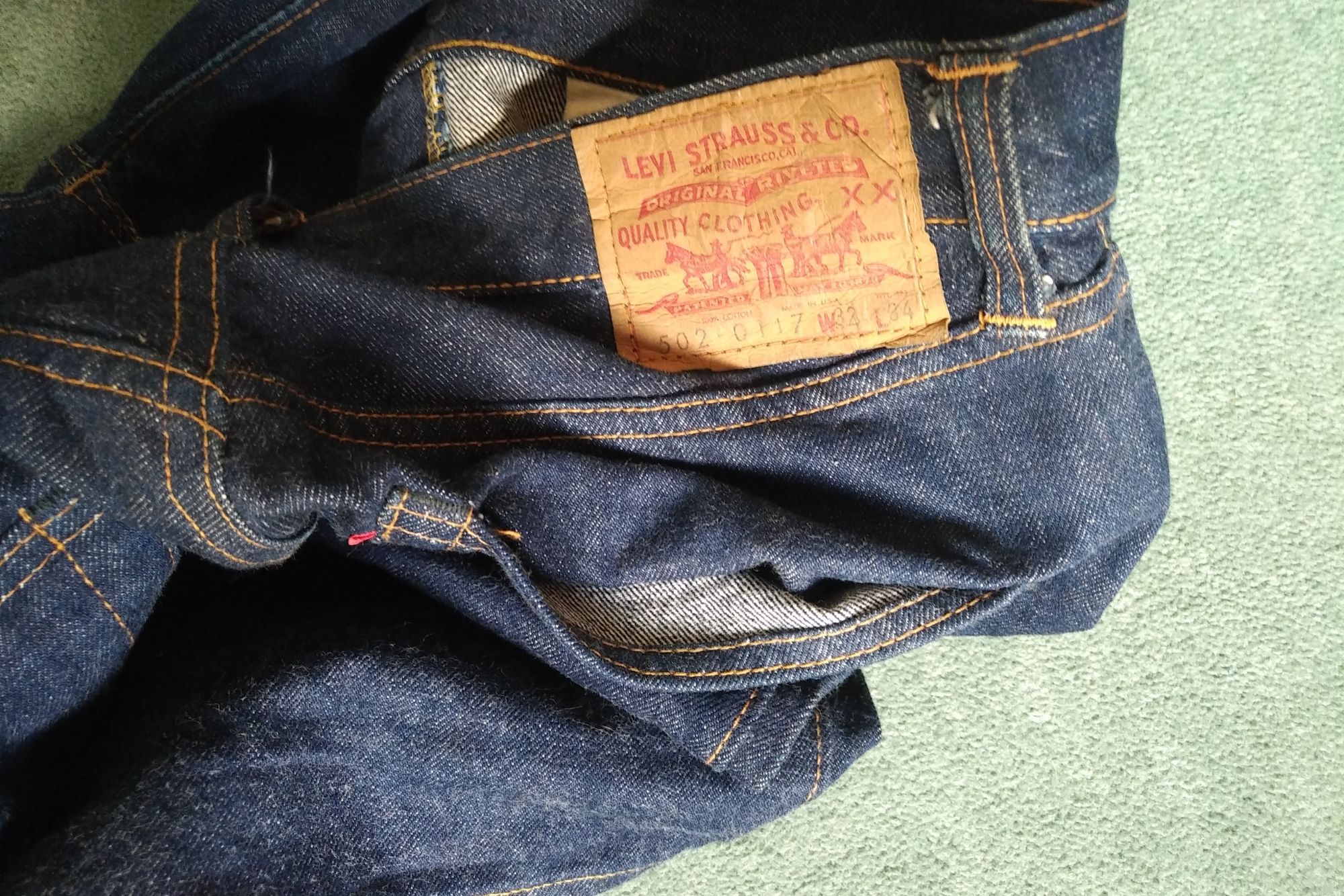 Fade Friday - LVC 1944 501xx (7 Years, 1 Month, 4 Washes)