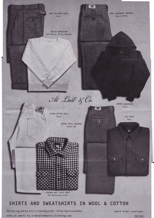 アットラスト ブッチャープロダクツ Timeworn Clothing TIMEWORN CLOTHING 雑誌 Atlast&co アットラスト TALES OF